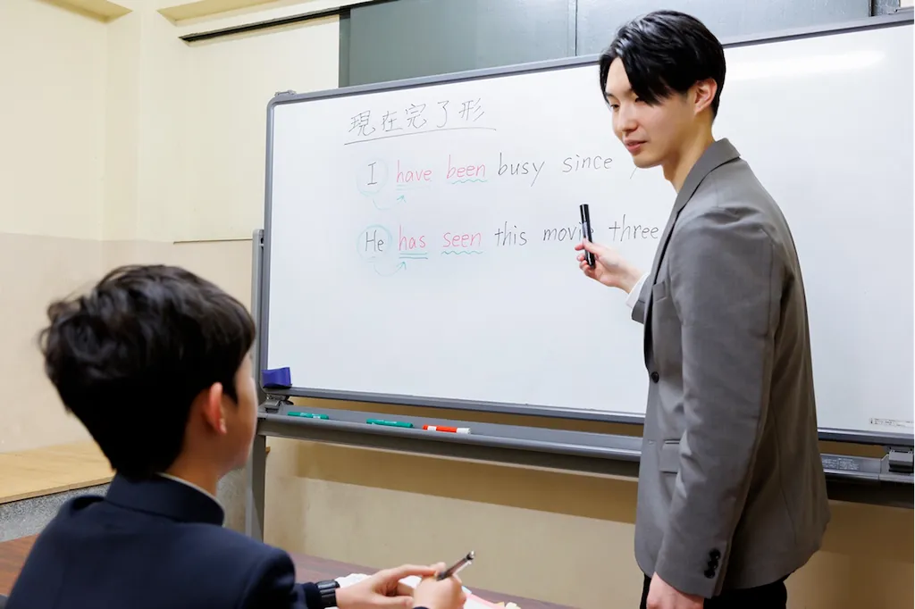 現在完了形について学ぶ中学生英文法の個別レッスン